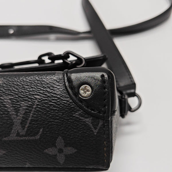 STEAMER Mini Monogram Coated Canvas Black