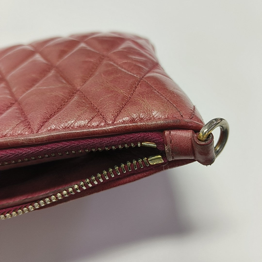 Quilted Lambskin Shoulder Bag Pink