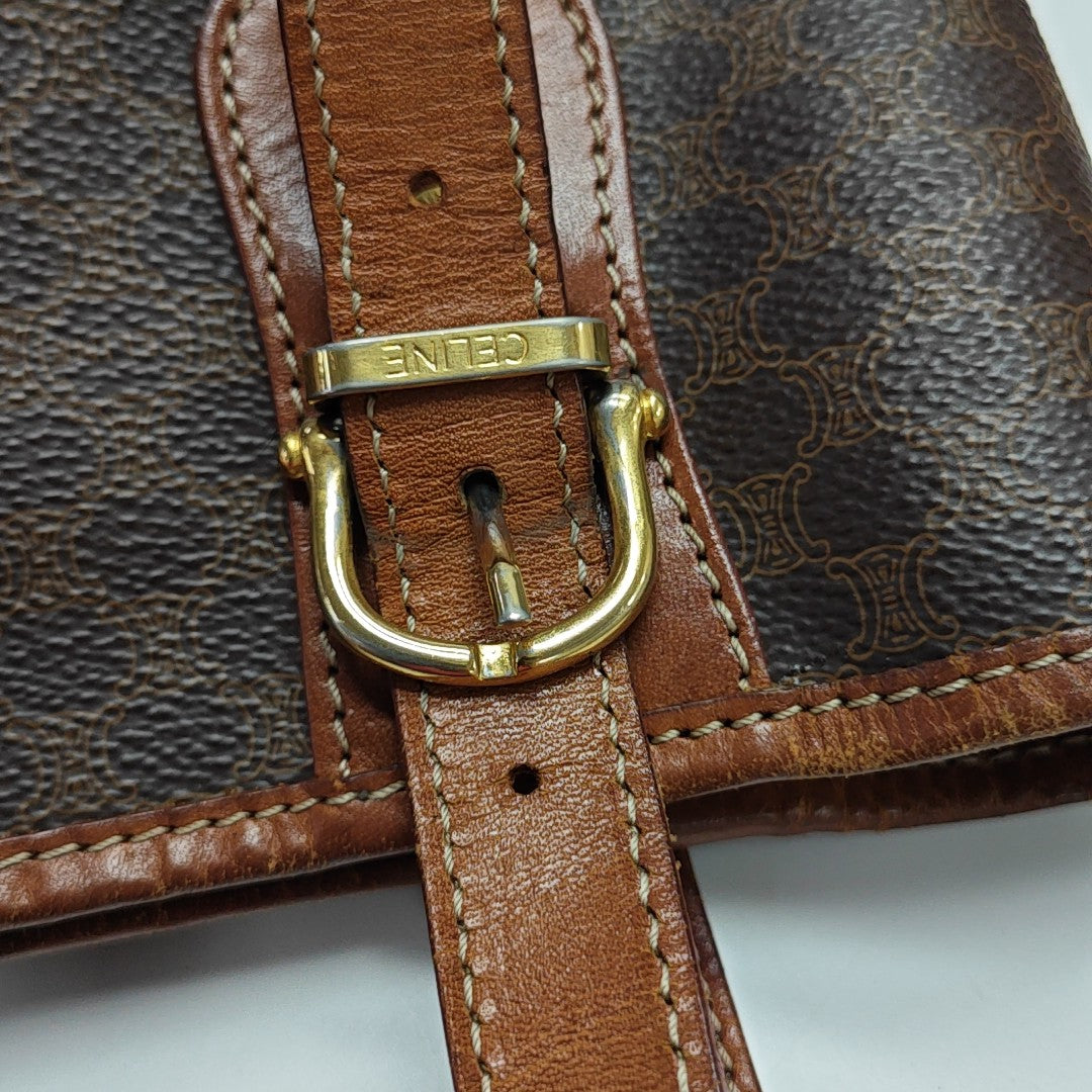 MACADAM TOTE Coated Canvas Brown