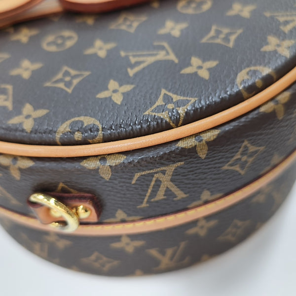 BOITE CHAPEAU PM Monogram Coated Canvas Brown