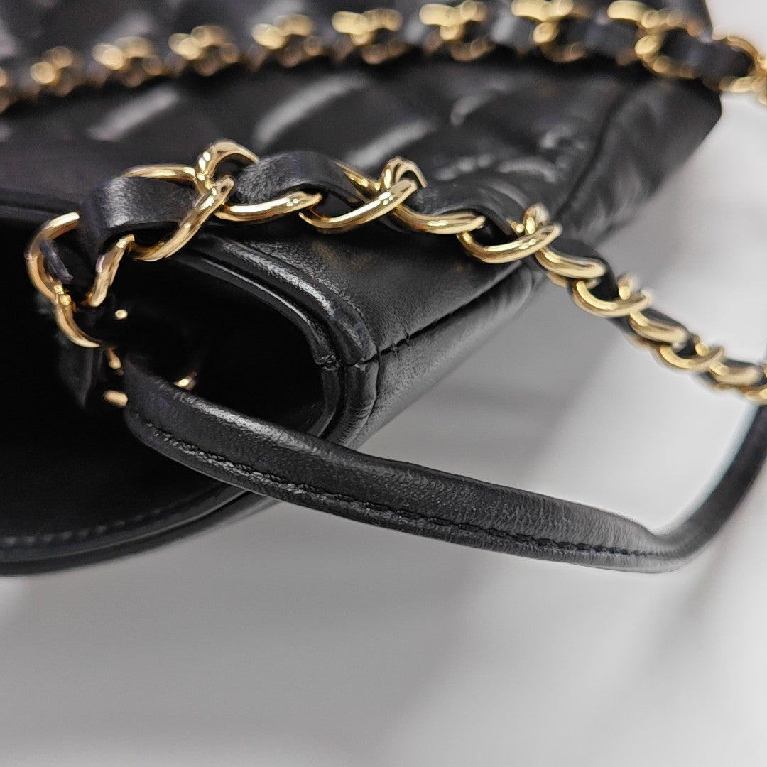 CHANEL 31 Large Quilted Calfskin Black