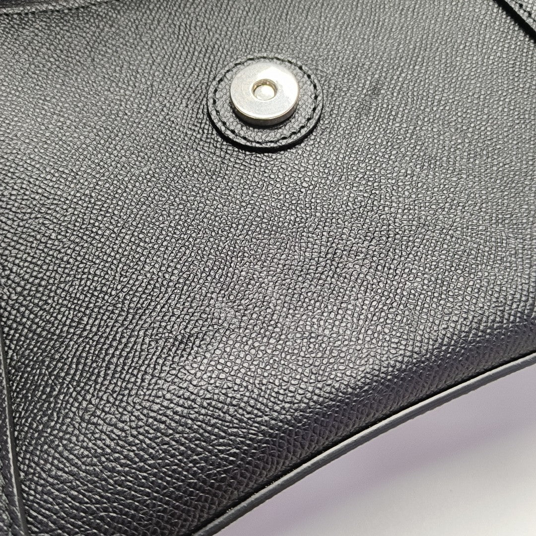 Calfskin Shoulder Bag Extra Small Black