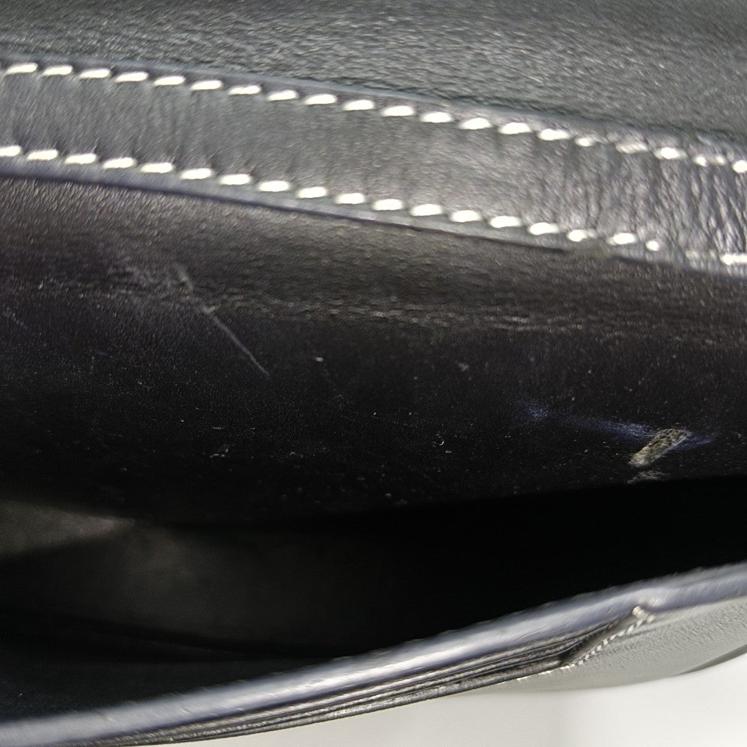 Heel Calfskin Black