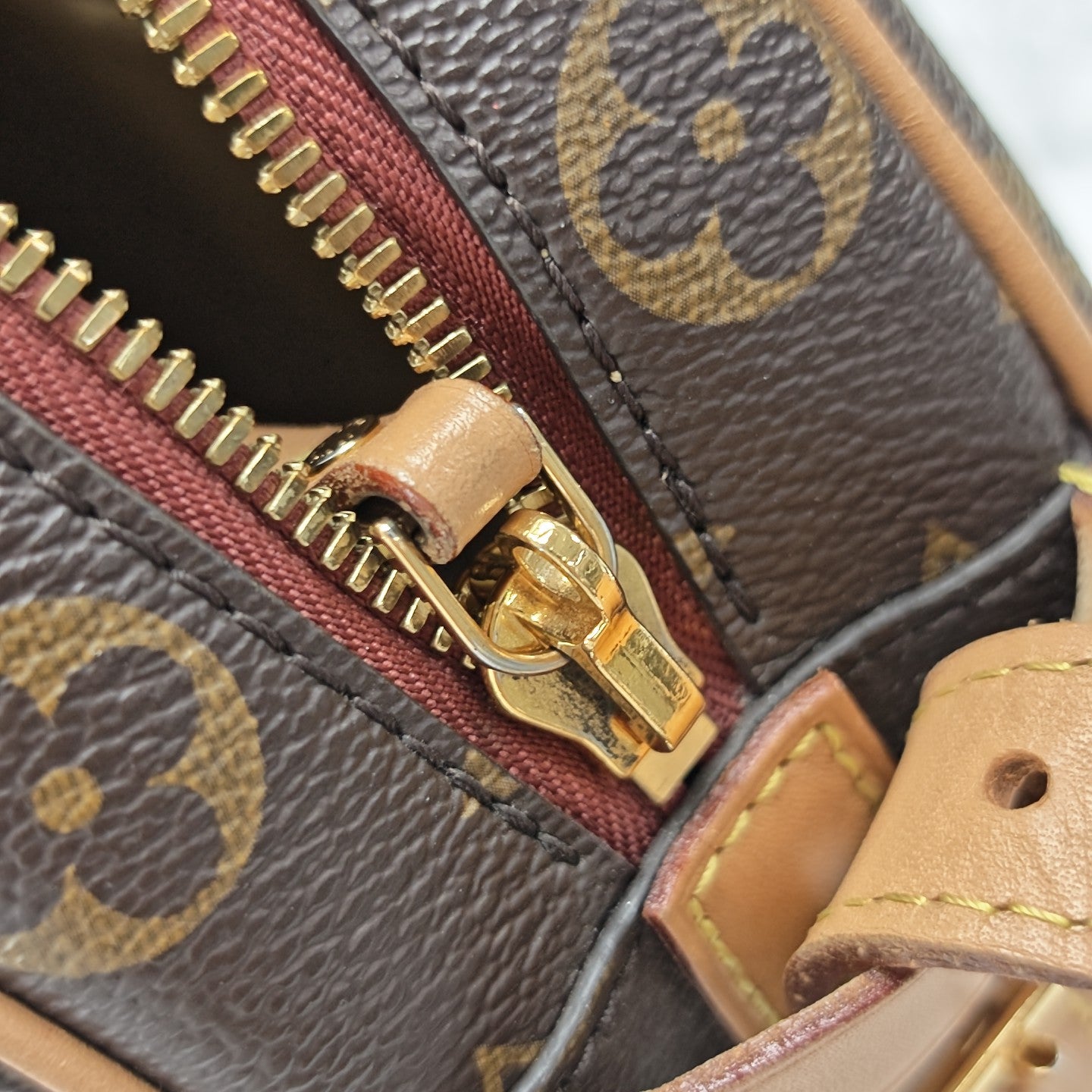 BOITE CHAPEAU MM Monogram Coated Canvas Brown