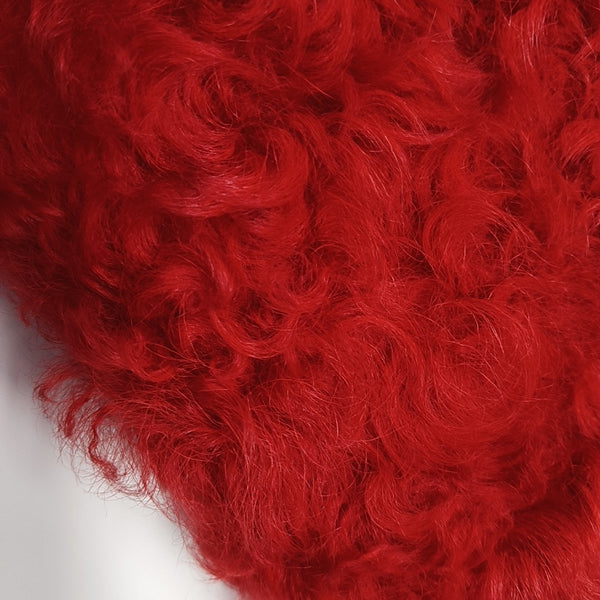 Fabric Shoulder Bag Red