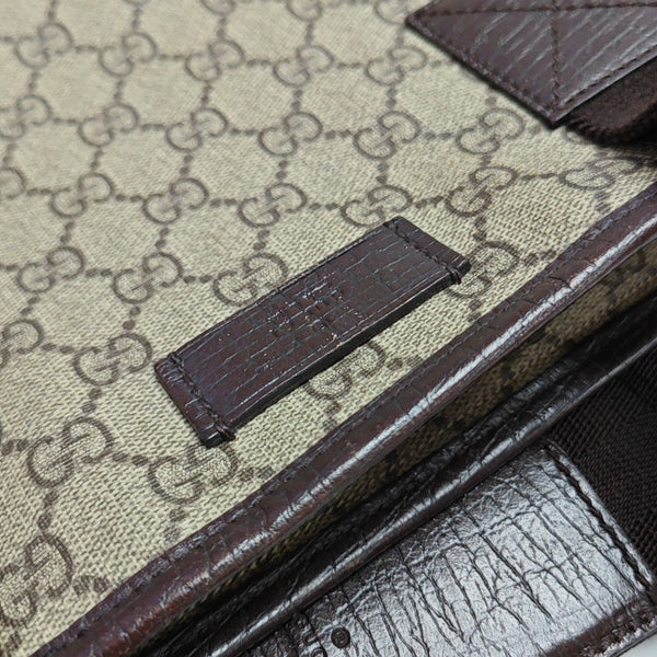 Monogram Coated Canvas Tote Bag Black