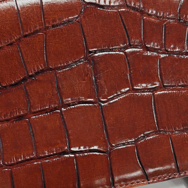Calfskin Shoulder Bag Brown