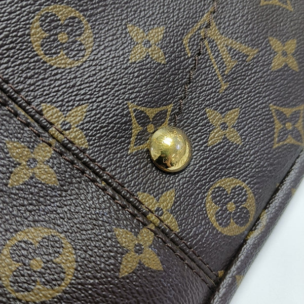 ARTSY MM Monogram Coated Canvas Brown