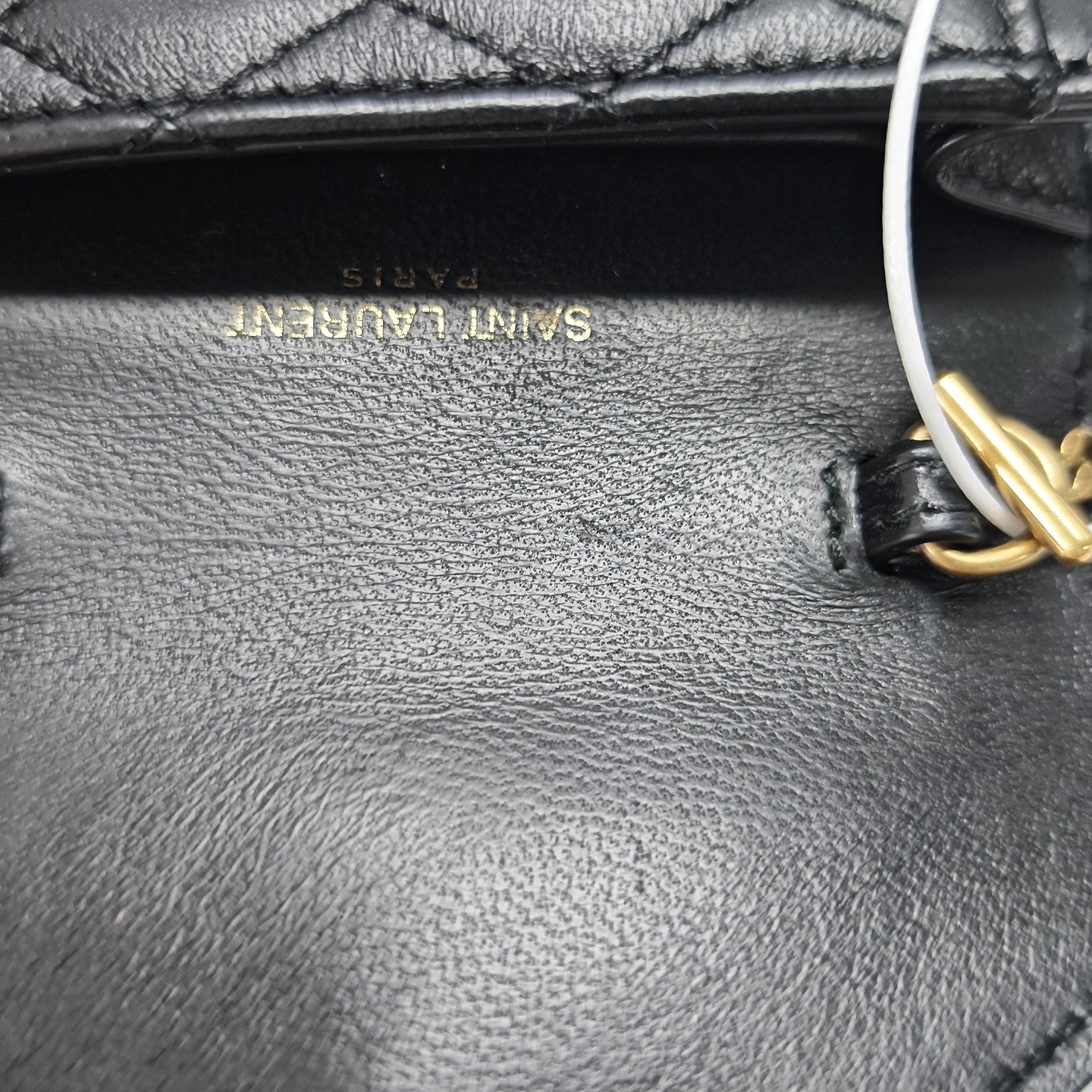 GABY Quilted Lambskin Black