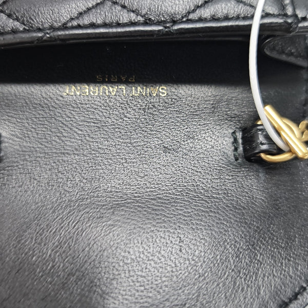 GABY Quilted Lambskin Black