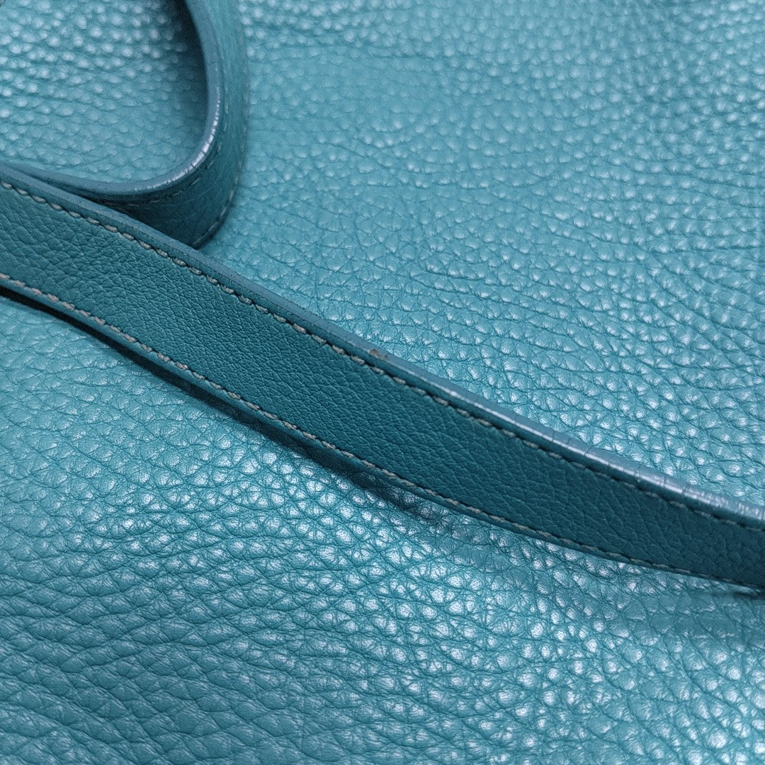 Calfskin Tote Bag Blue