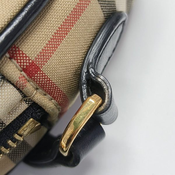 Fabric Shoulder Bag Brown