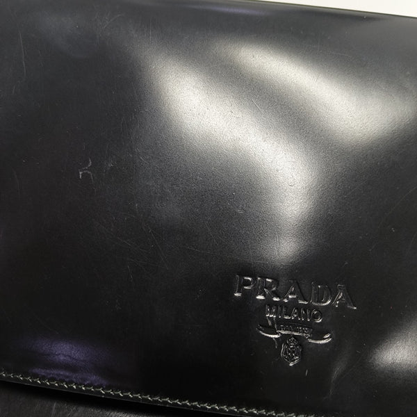Calfskin Shoulder Bag Black