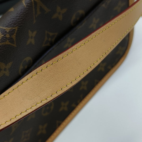 DIANE Monogram Coated Canvas Brown