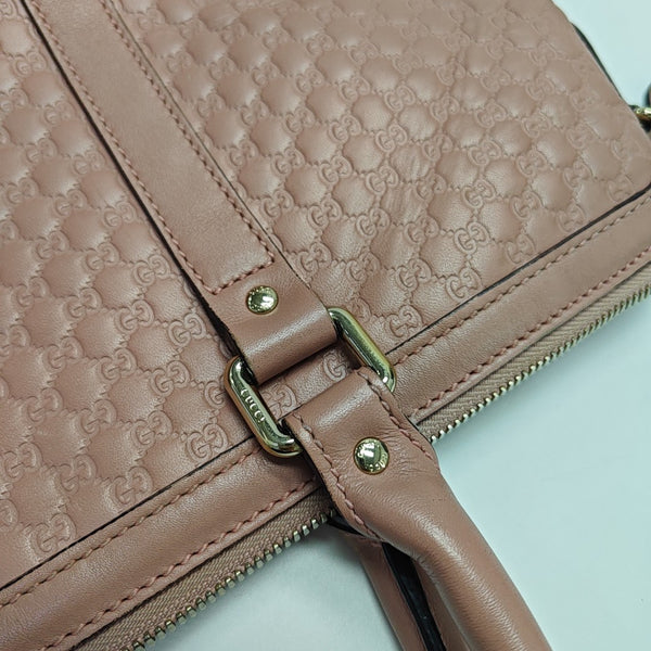 Microguccissima Monogram Calfskin Pink