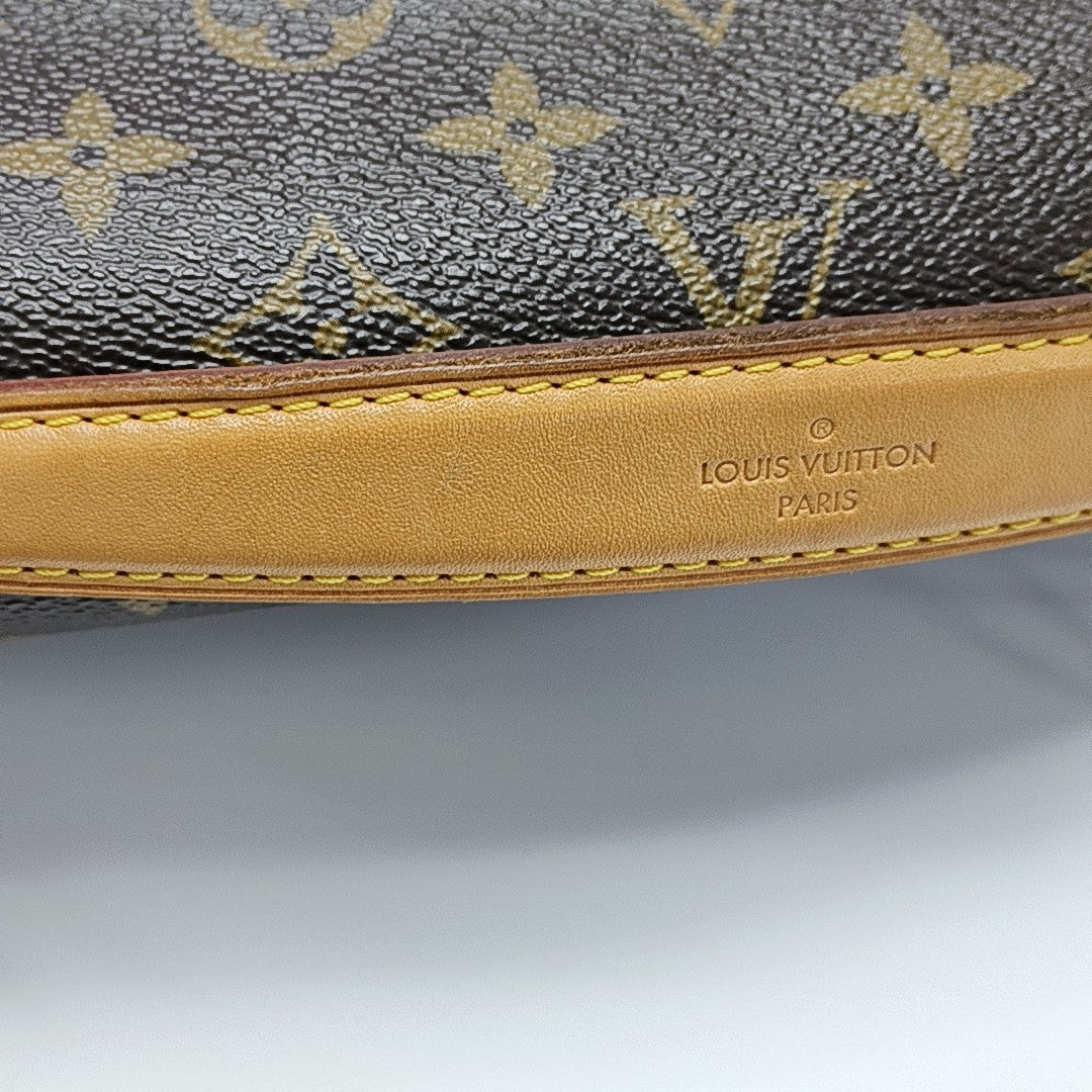 MÉTIS MM Monogram Coated Canvas Brown