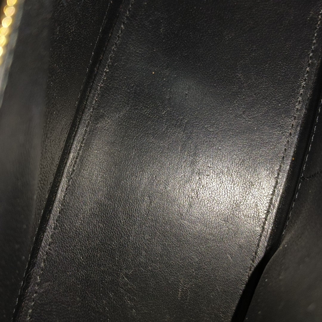 Hourglass Small Calfskin Black