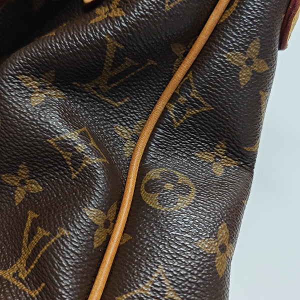 ESTRELA MM Monogram Coated Canvas Brown