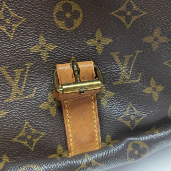SAUMUR 35 Monogram Coated Canvas Brown