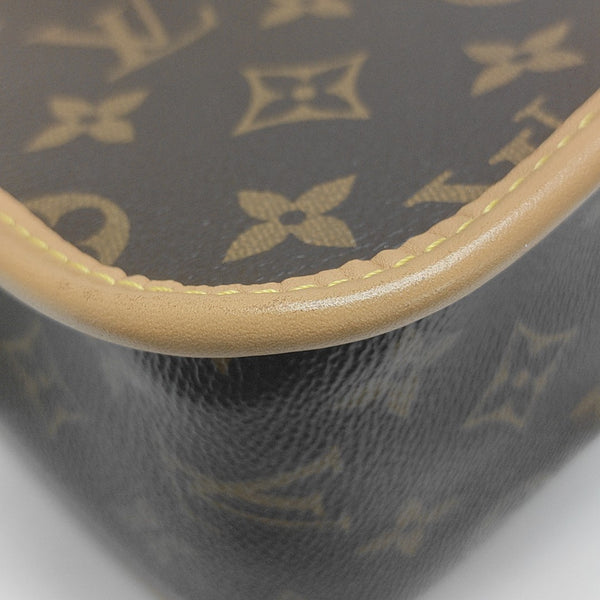 DIANE Monogram Coated Canvas Brown