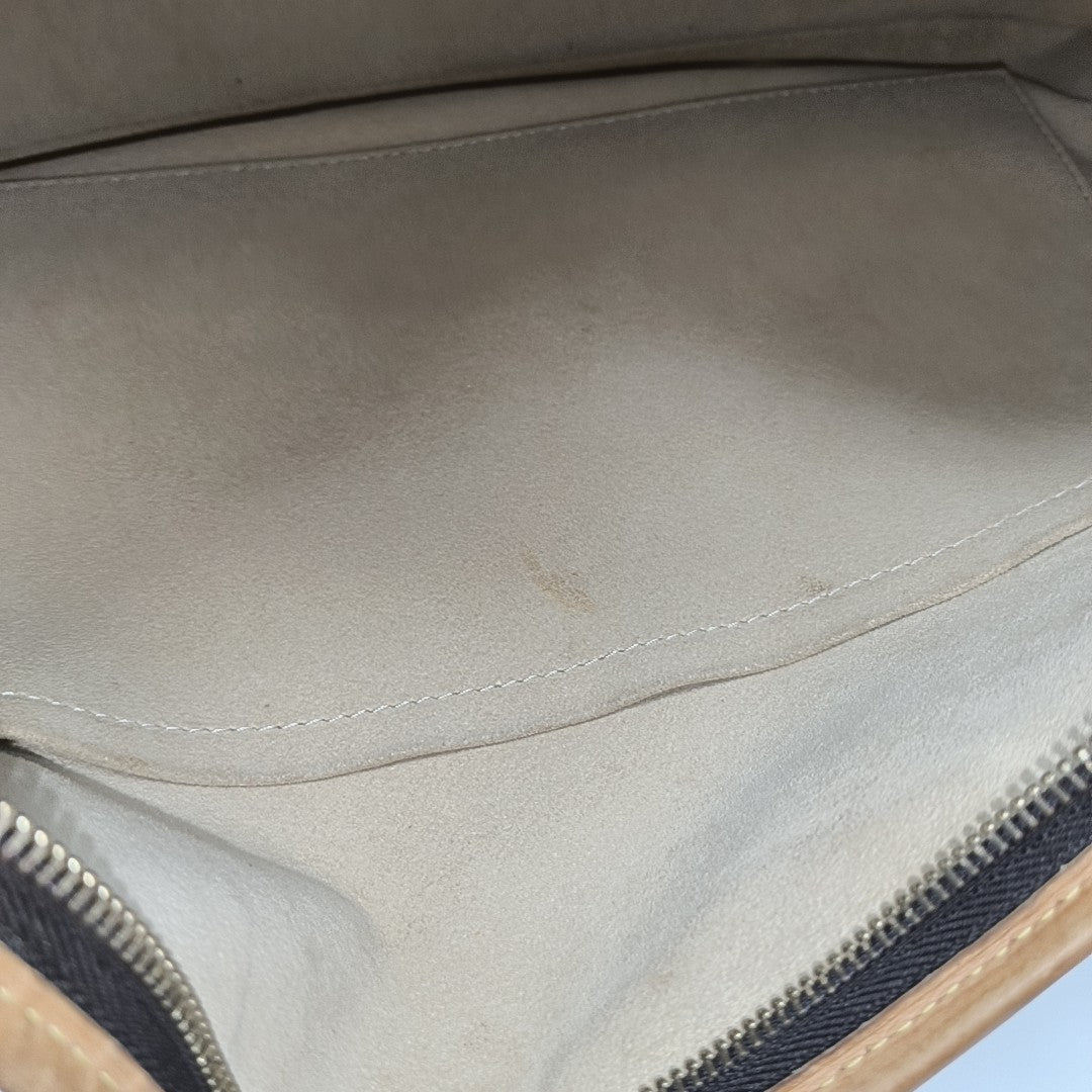 ESTRELA MM Monogram Coated Canvas Brown