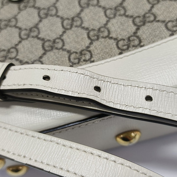 Horsebit 1955 Mini Coated Canvas Beige