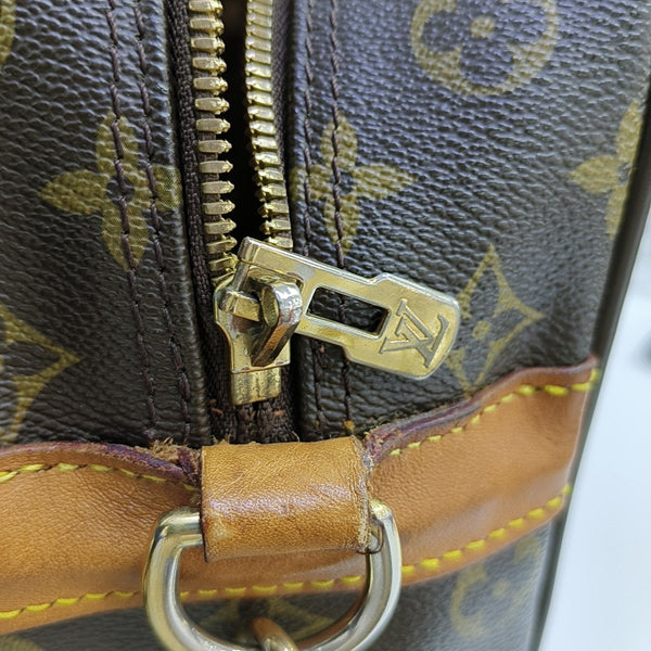 ICARE Monogram Coated Canvas Brown