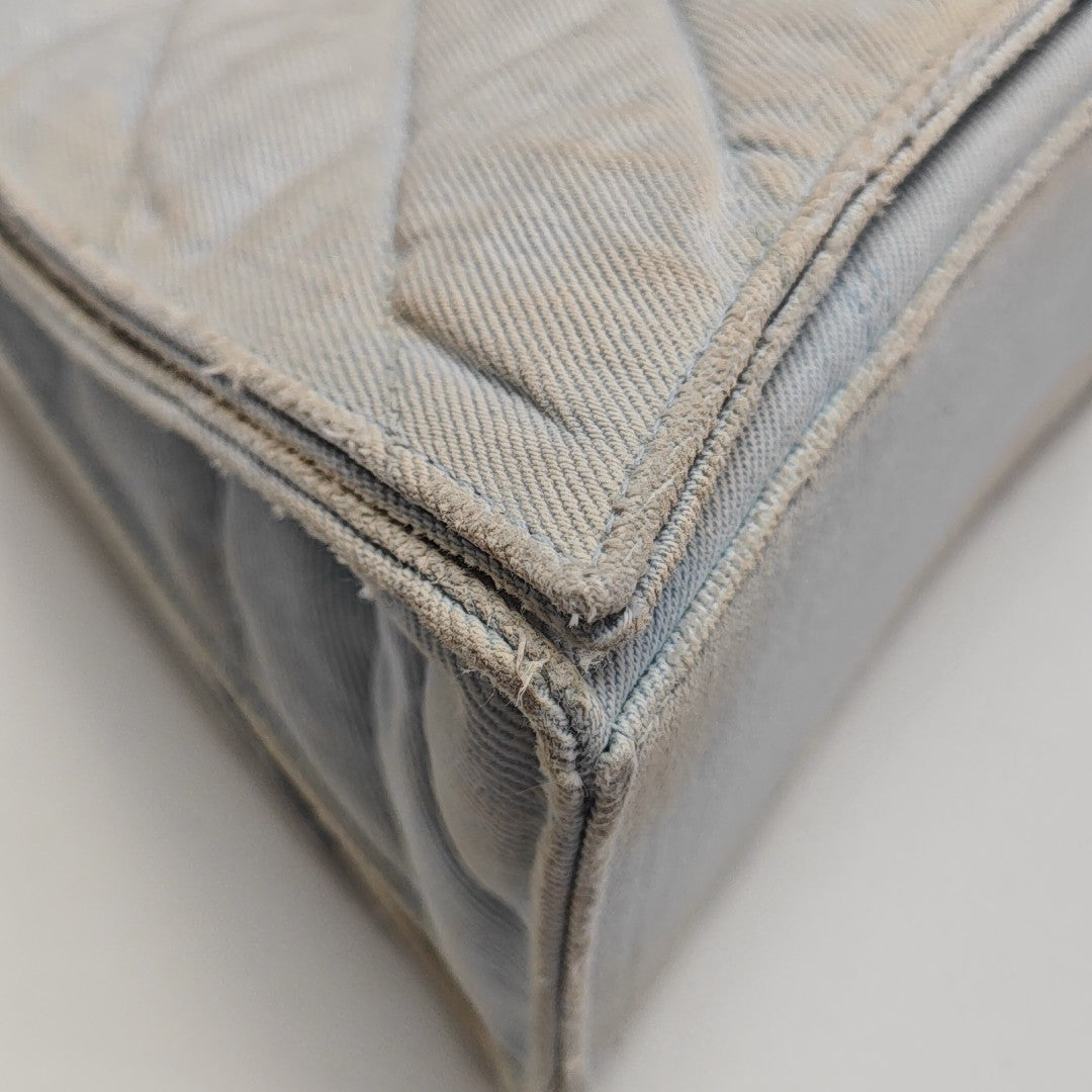 Crush Medium Quilted Denim Blue