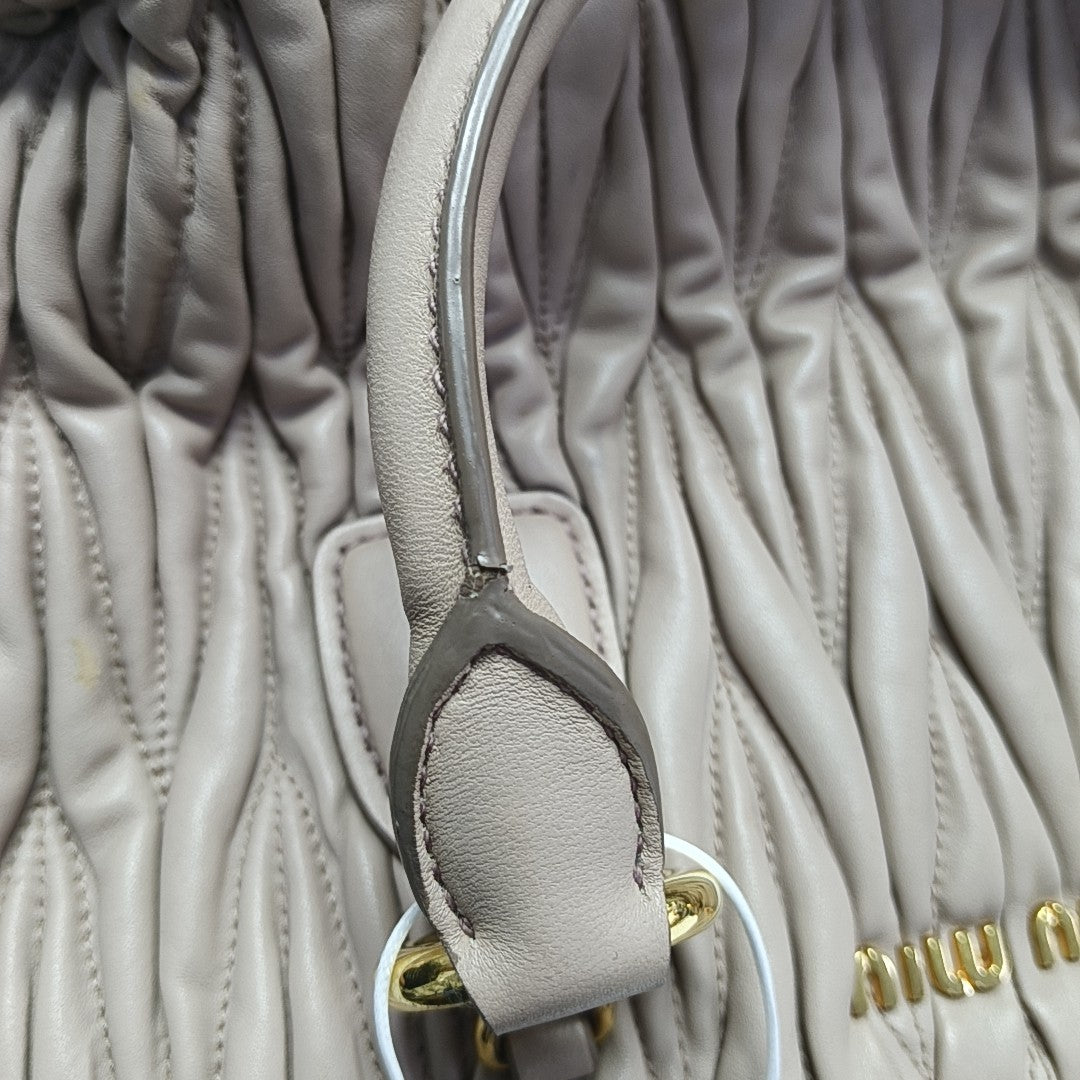 Madras Quilted Lambskin Pink