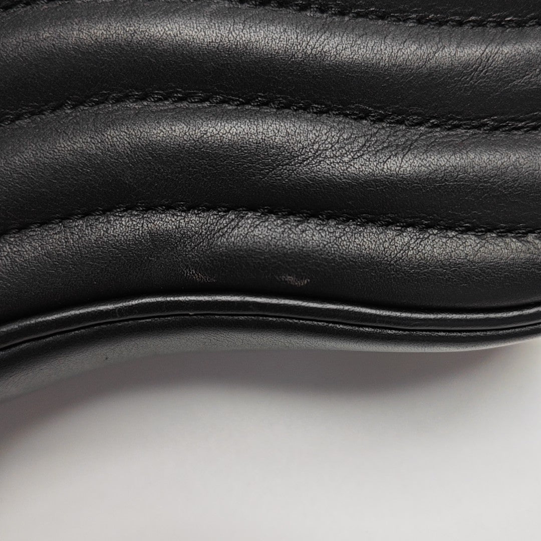 NEW WAVE PM Quilted Calfskin Black