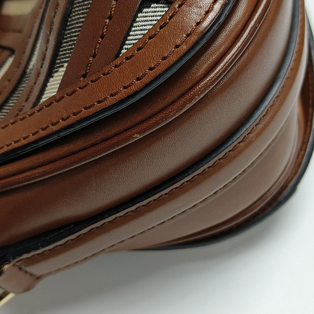 Canvas Shoulder Bag Brown
