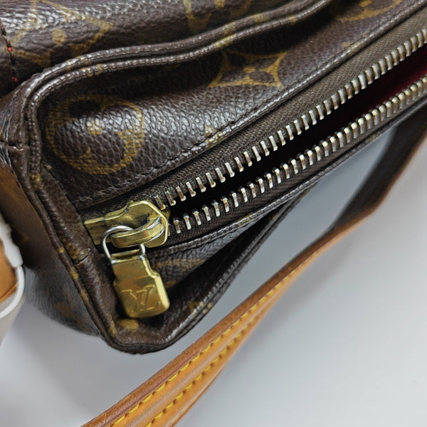 VIVA CITE Monogram Coated Canvas Brown
