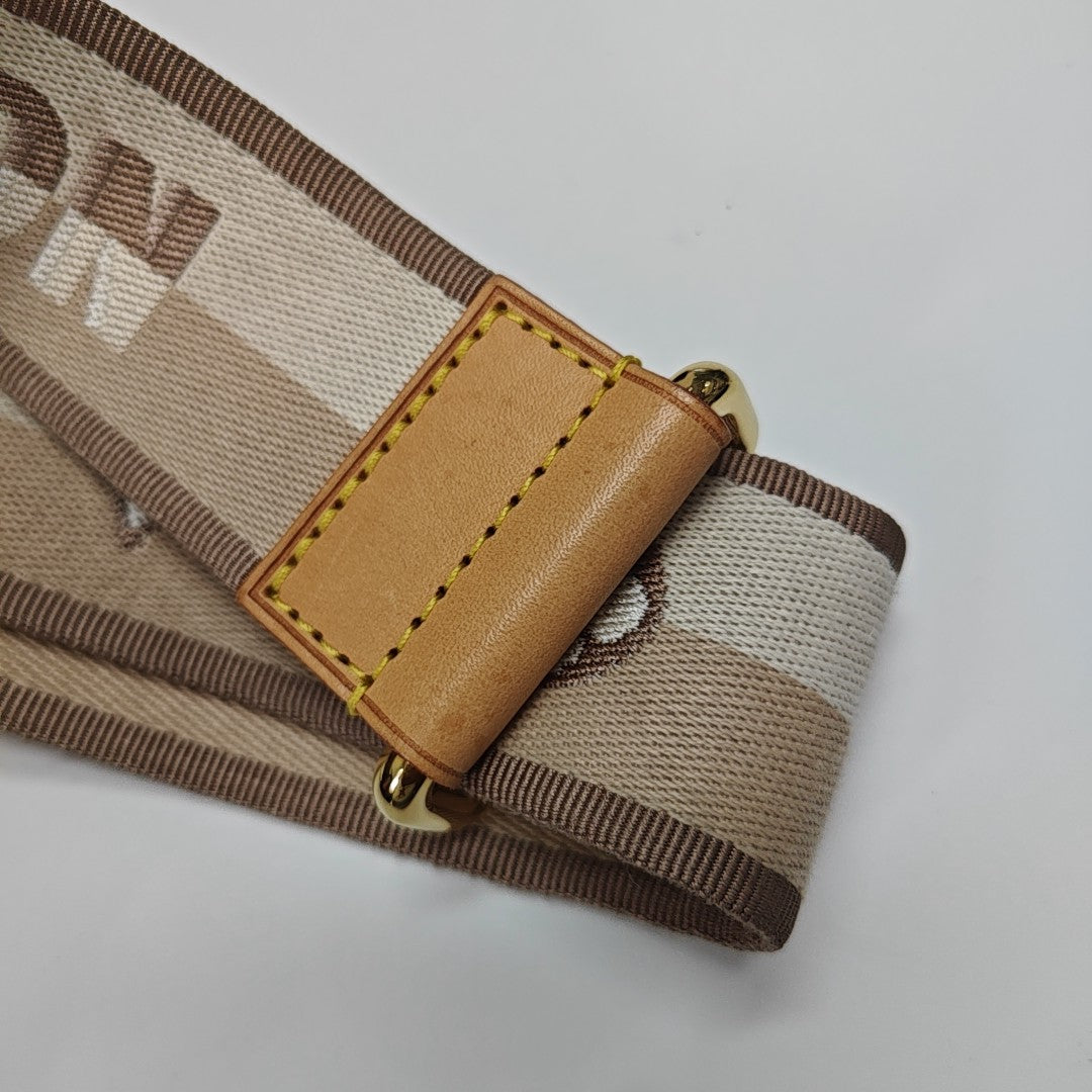 NEVERFULL BB Monogram Coated Canvas Brown