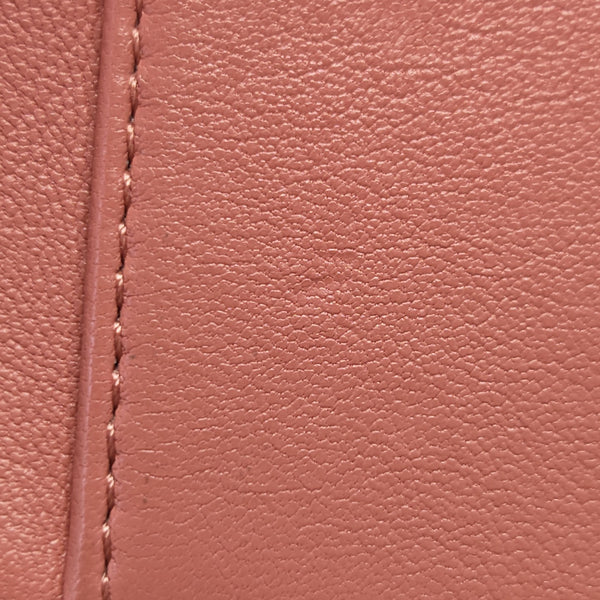CHAIN INFINITY TOP HANDLE Quilted Calfskin Pink