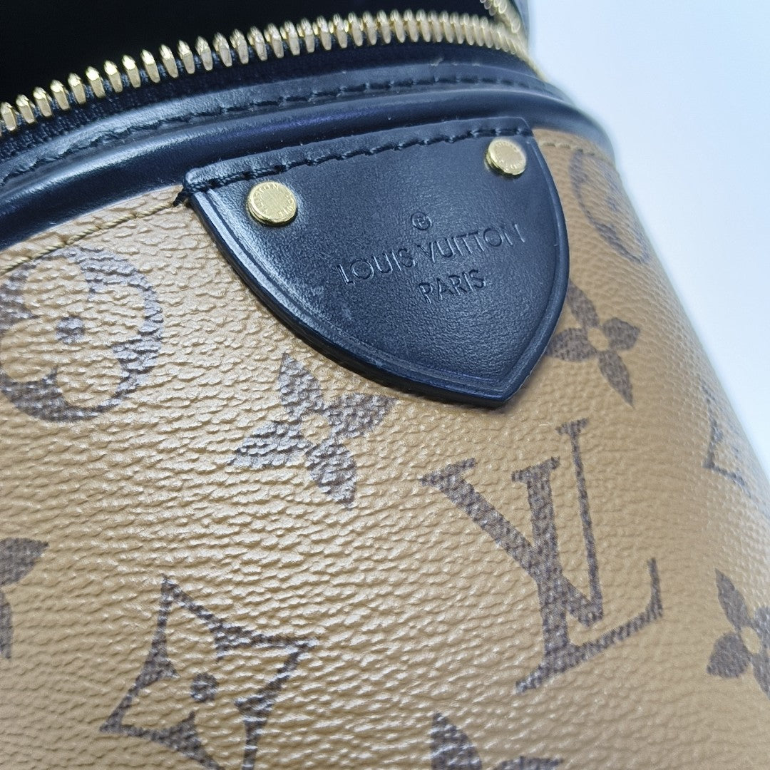 CANNES PM Monogram Coated Canvas Brown