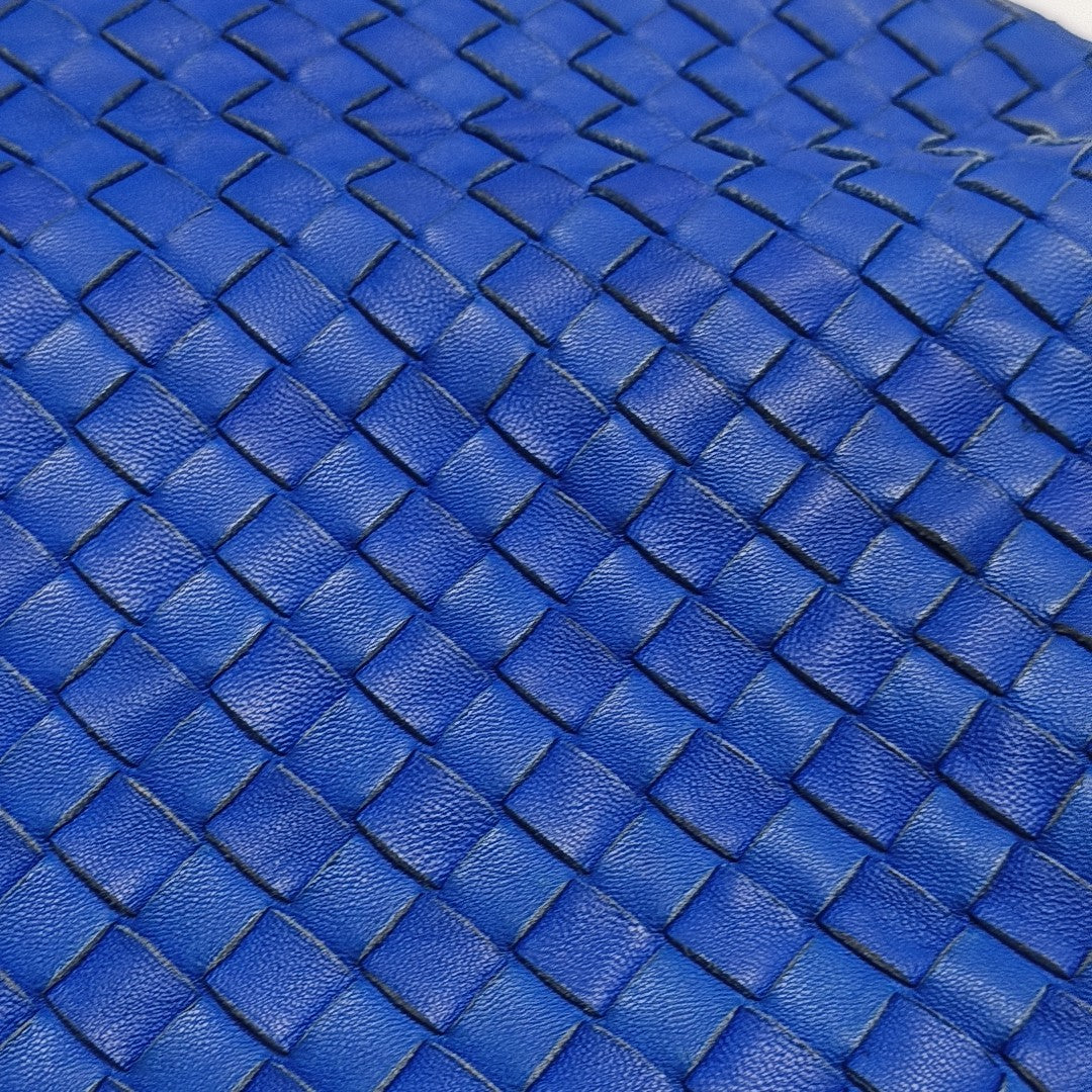 Lambskin Top Handle Bag Blue