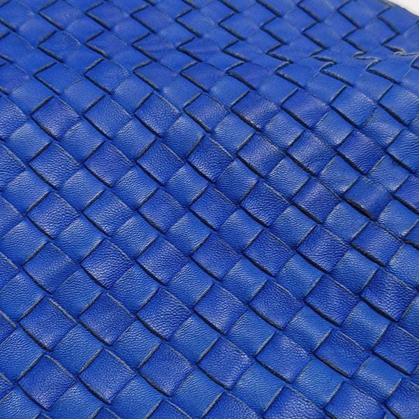 Lambskin Top Handle Bag Blue