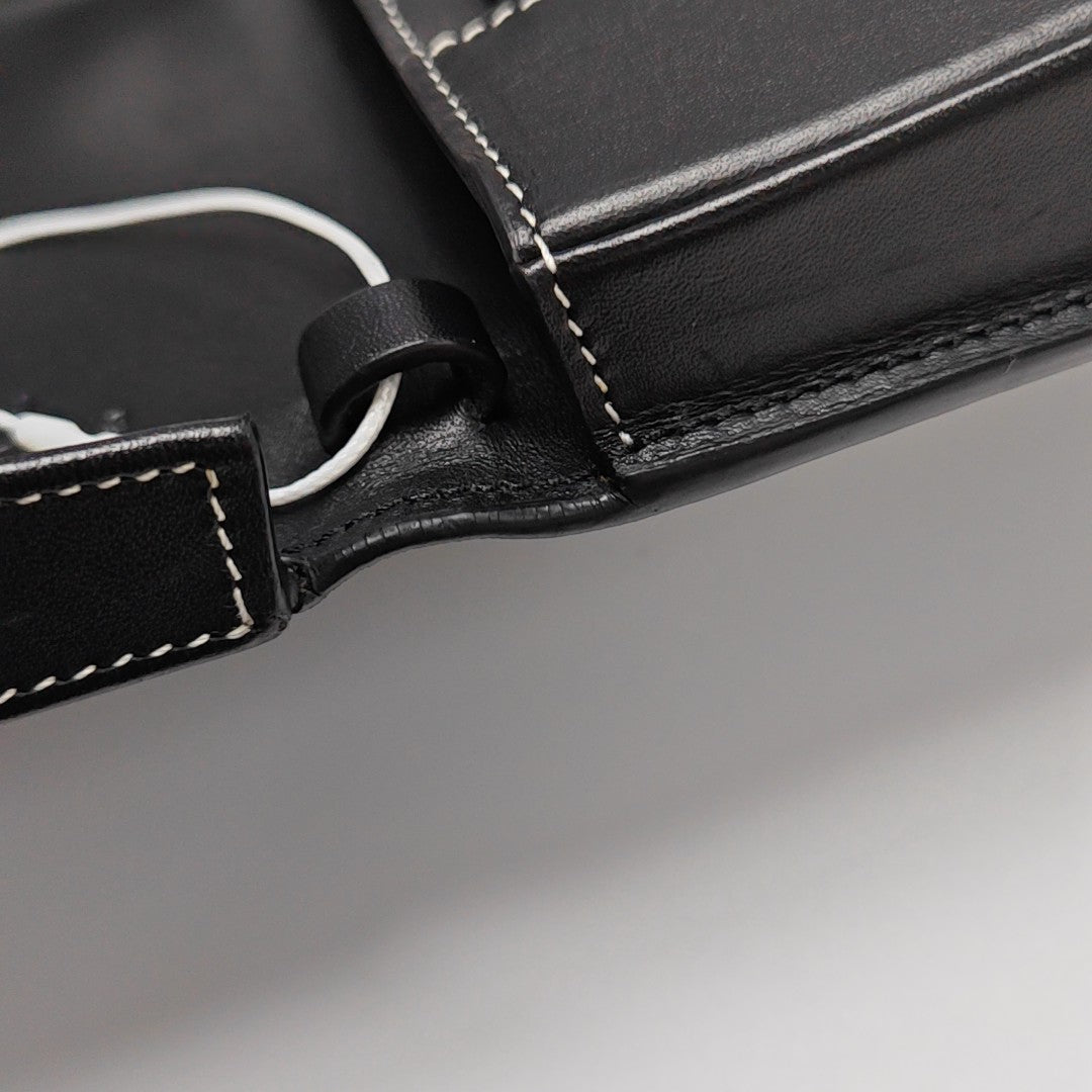 Heel Calfskin Black