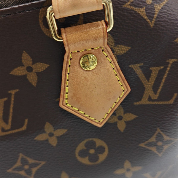 SPEEDY 20 Monogram Coated Canvas Brown