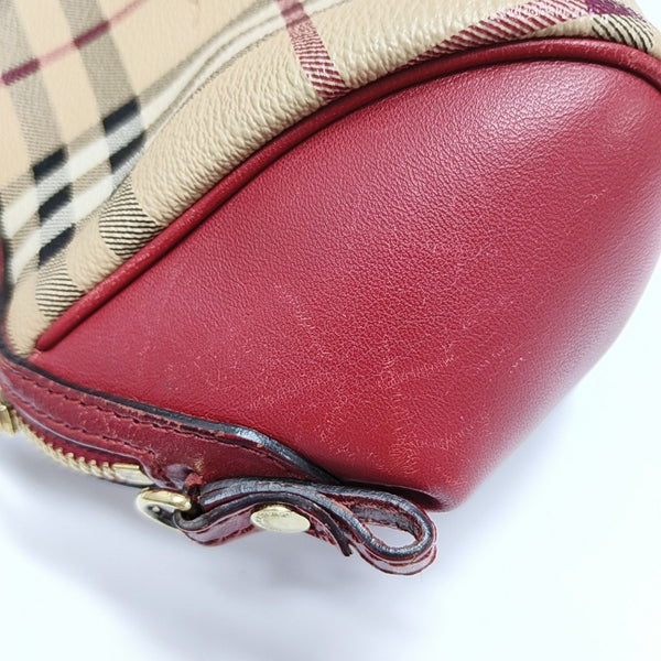 Coated Canvas Crossbody Bag Beige
