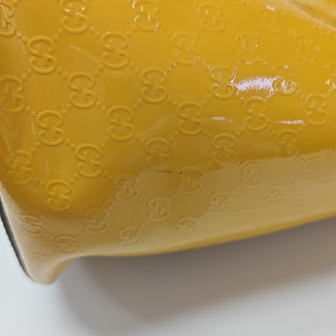 Microguccissima Monogram Calfskin Yellow