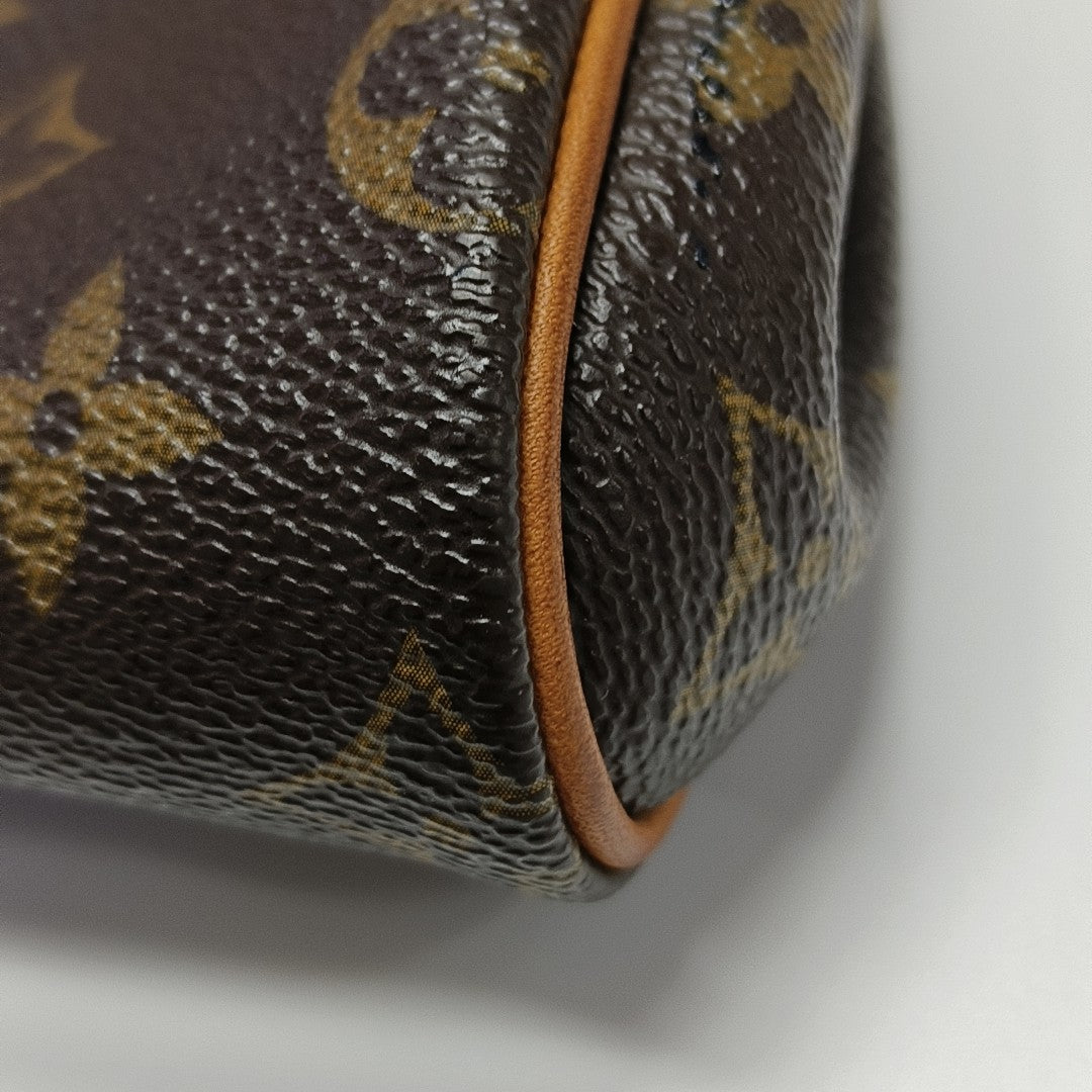 EVA Monogram Coated Canvas Brown