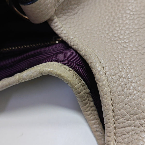 Calfskin Tote Bag Beige