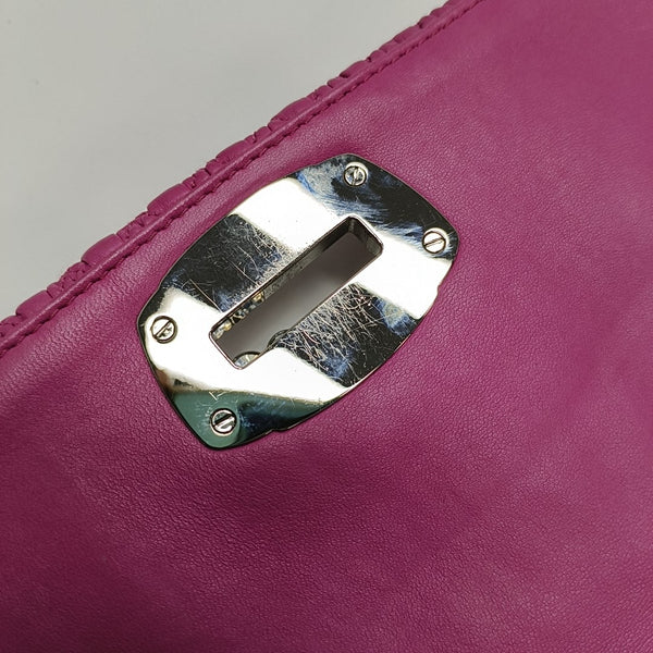 Crystal Quilted Lambskin Pink