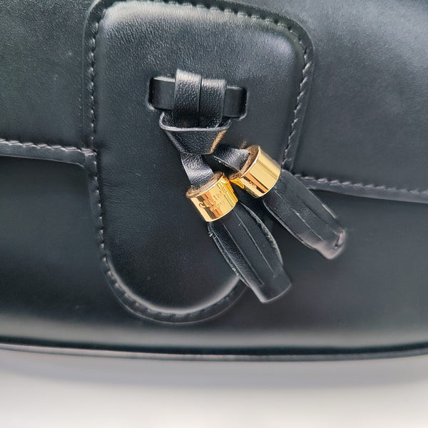 TASSELS Calfskin Black
