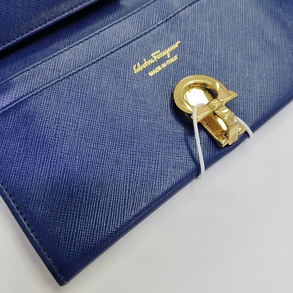 Calfskin Wallet Blue
