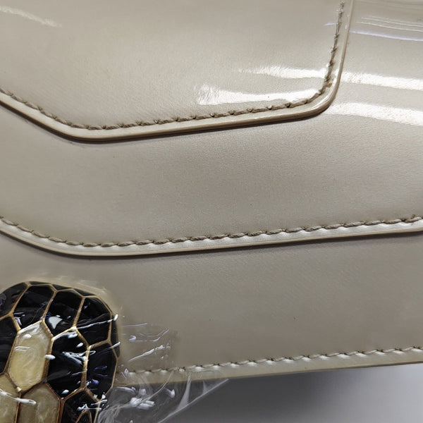 SERPENTI FOREVER Small Calfskin White
