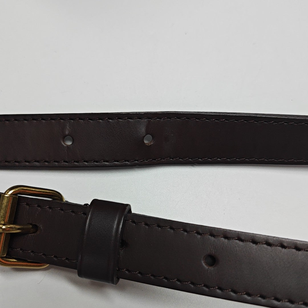 SPEEDY 25 Damier Ebene Coated Canvas Brown