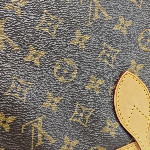NEVERFULL GM Monogram Coated Canvas Brown