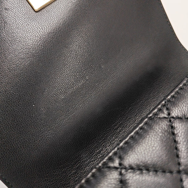 COCO HANDLE Mini Cordero Acolchado Negro